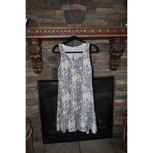 Joie size S gray cheetah dress